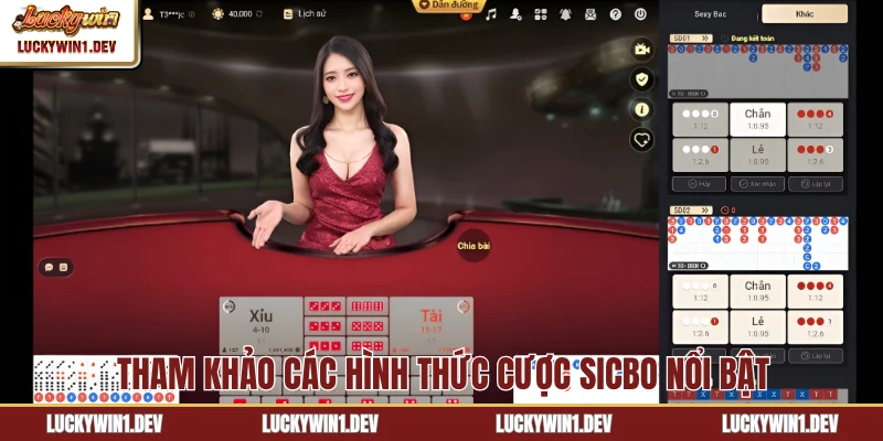 Tham khảo các hình thức cược Sicbo nổi bật