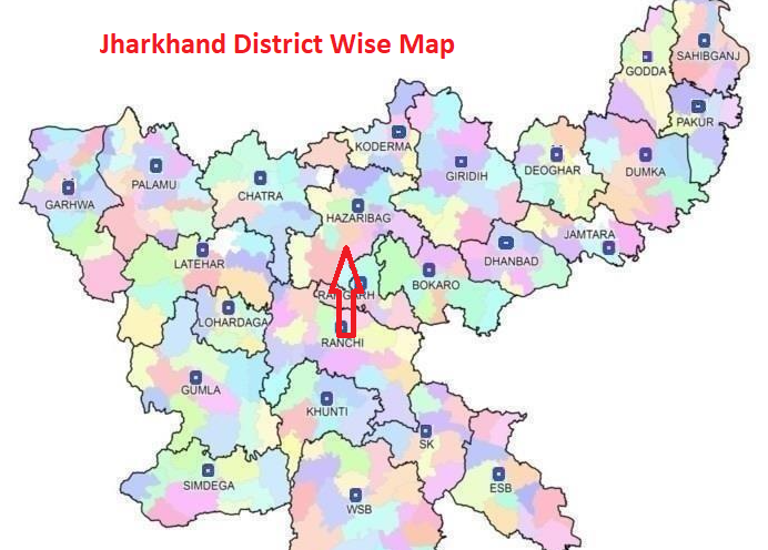 Jharkhand district selction